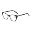 9062 Oval Optical Glasses Frame Wholesale 9062 Oval Rim TR Frame Glasses for Gray Material Correction