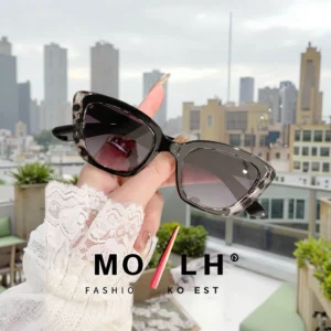 Women's Oversize Purple Frame Cat Eye Sunglasses Acetate