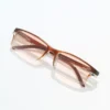 XB1020 Squared Frame Tinted Lens Spring Hinges Glasses Eyeglasses