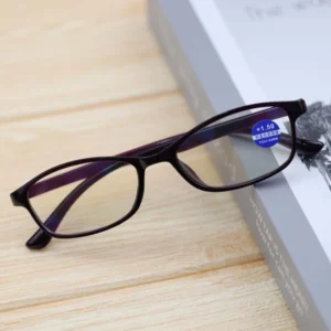 XB8035 Squared Frame Eyeglasses 1.0 1.5 2.0 2.5 3.0 3.5 4.0 Glasses