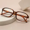 XB9813 Slim Glasses TR Frame with Rectangular Blue Light Blocking