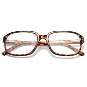 XB9813 Slim Glasses TR Frame with Rectangular Blue Light Blocking