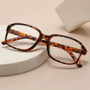XB9813 Slim Glasses TR Frame with Rectangular Blue Light Blocking