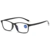 Xb8050 Slim Blue-Light Square Blue and Red Optical Glasses Frame Xb8050 Slim Glasses Squared Frame Blue Light Blocking Eyeglasses Red