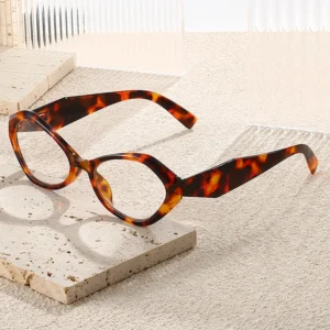 YZ2320 Rectangular Lens Glasses Available Blue Red 1.0 1.5 2.0 2.5