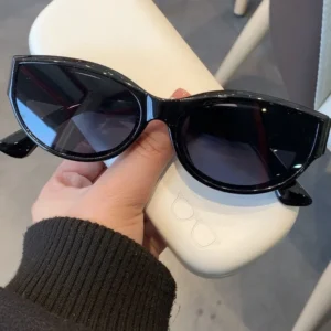 Yuli 2063 European American Cross-border Cat's Eye Frameless Sunglasses