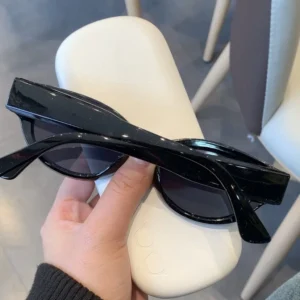 Yuli 2063 European American Cross-border Cat's Eye Frameless Sunglasses