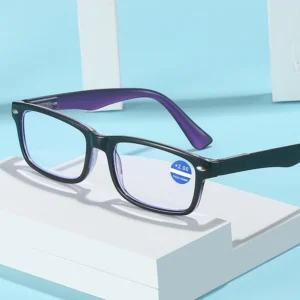 ZY18216 TR Squared Frame Spring Hinge Fit All Face Shapes Eyeglasses