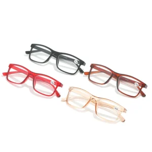 ZY18236 Squared Frame Eyeglasses 1.0 1.5 2.0 2.5 3.0 3.5 4.0 Glasses