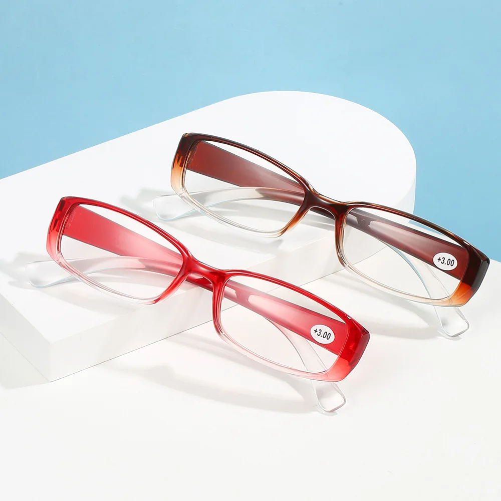 zy28194 slim reading glasses for women pc 2.webp ZY28194 Slim Glasses for Squared Frame Correction Minus 250 Wholesale